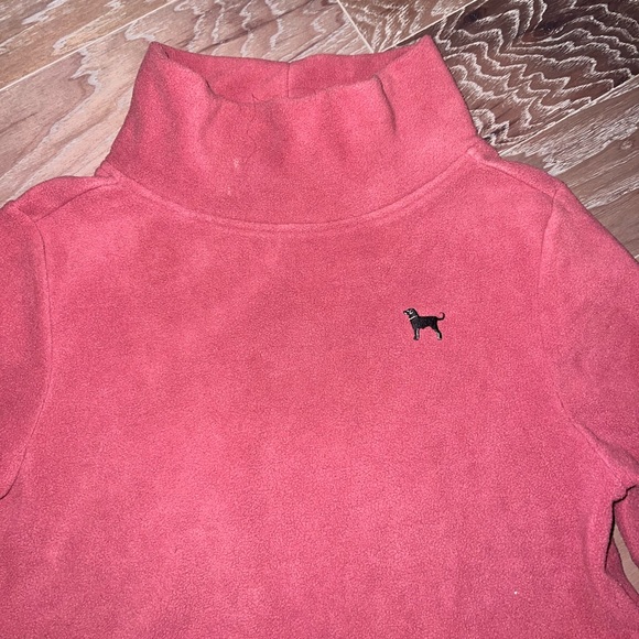 Black Dog Pink Fleece Mockneck Pullover - Picture 2 of 2